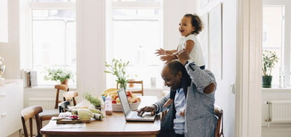 working from home