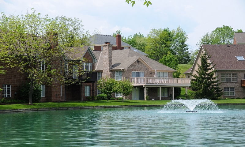 waterfront homes feature amazing views!