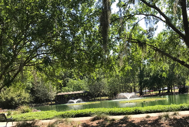 Sholom, is a wonderful, green sanctuary designed to enjoy nature in tranquility which distinguishes it among Ocala parks.