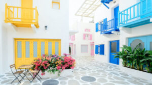 Bright, prime colors and pastels