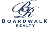 Boardwalk Realty logo with stylized initials BR in blue, representing a real estate company.